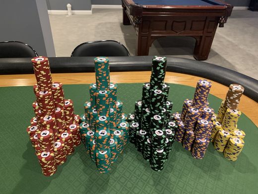 Custom clay chip set — customer photo 10