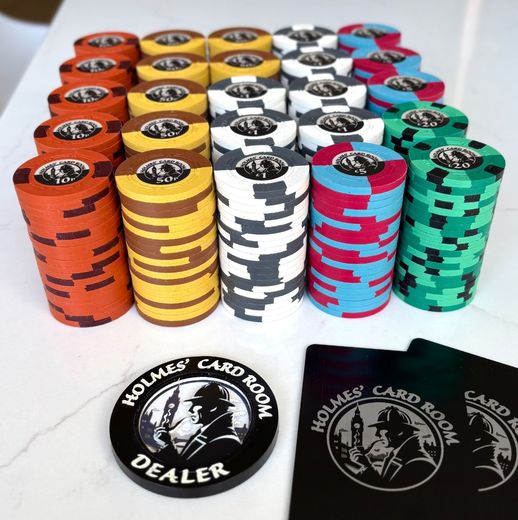 Custom clay chip set — customer photo 33