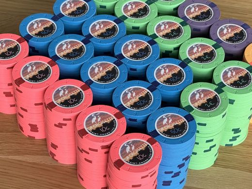 Custom clay chip set — customer photo 6