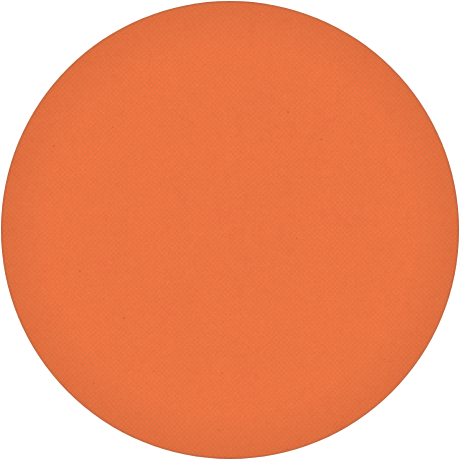 Dayglo Peach clay poker chip